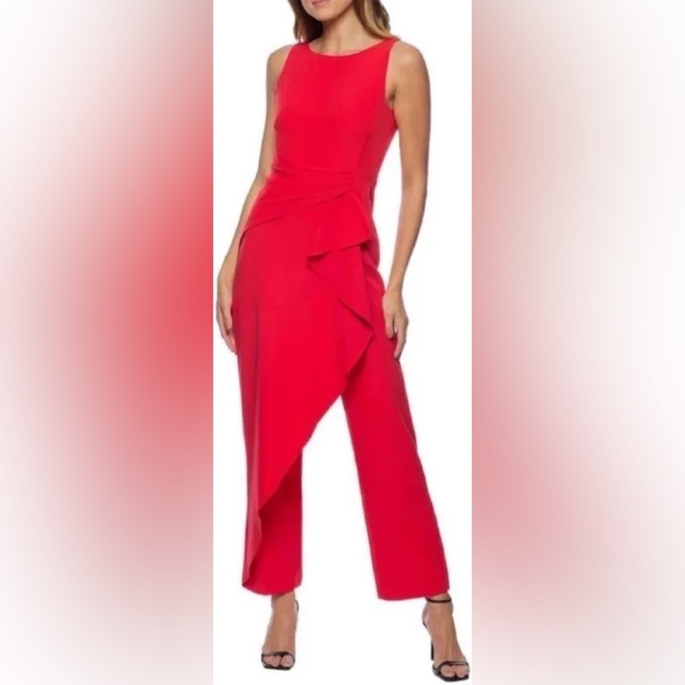 Marina Jumpsuit Red Size 10 NWT